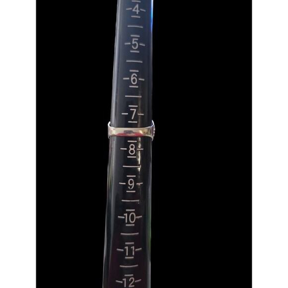 Vintage victorian sterling silver Amethyst oval statement ring - Picture 11 of 11